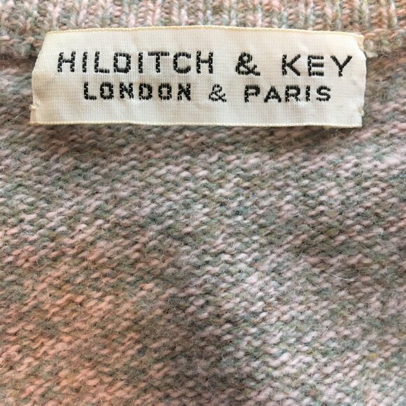 Scotland Cashmere 2-ply Sweater V-neck Pullover Sleeves Tan Men's Small Unisex - Picture 15 of 16